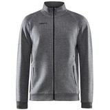 Vest Craft Men Core Soul Full Zip Jkt Dk Grey Melange-XXL