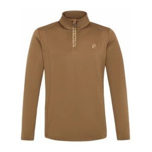 Skipully Protest Men WILL 1/4 Zip Top Sandy Brown-XS