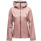 Jas Black Diamond Women Stormline Stretch Rain Shell Chalk Pink-L