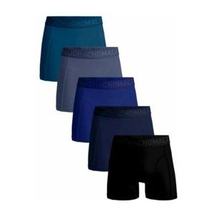 Boxershort Muchachomalo Men Light Cotton Solid Multicolour 69 (5-Pack)-M