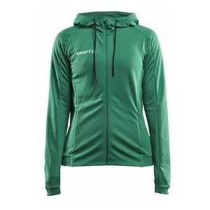 Trainingsjack Craft Women Evolve Hood Jacket Team Green-M