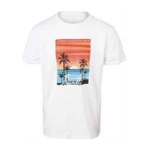 T-Shirt Brunotti Men Leeway White-M