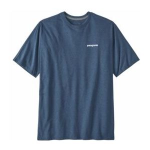 T Shirt Patagonia Men P6 Logo Responsibili Tee Utility Blue-L
