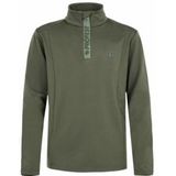 Skipully Protest Boys WILLOWY JR 1/4 Zip Top Thyme-Maat 140
