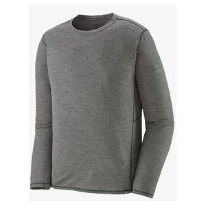 T Shirt Patagonia Men LS Cap Cool Lightweight Shirt Forge Grey Feather Grey X Dye-S