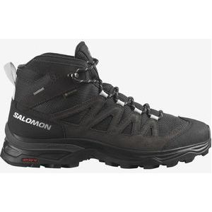 Wandelschoen Salomon Women X Ward Leather Mid GTX Ebony Phantom Black-Schoenmaat 42 (UK 8)