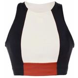 Goldbergh - Facade - Sport BH - Zwart - Champagne - Medium Ondersteuning