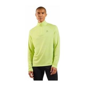 Longsleeve Odlo Men Mid Layer 1/2 Zip Essential Thermal Shadow Lime Melange-S