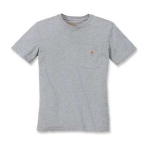T-Shirt Carhartt Women Workwear Pocket S/S T-Shirt Heather Grey-L
