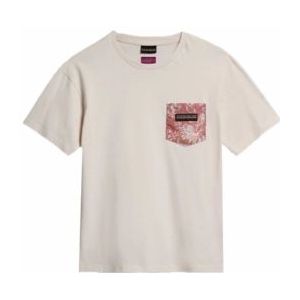Napapijri x Liberty - Candolle NS5 - T-shirt - Wit