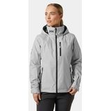 Helly Hansen - Crew Hooded Midlayer Jacket 2.0 - Jas - Grey Fog - 100% Polyester