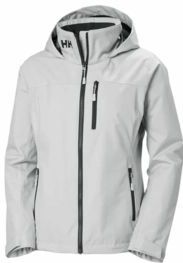 Helly Hansen - Crew Hooded Midlayer Jacket 2.0 - Jas - Grey Fog - 100% Polyester