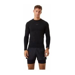 Longsleeve Björn Borg Men Borg Running Seamless Ls T-Shirt Black Beauty-L