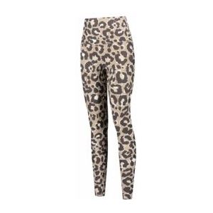 Legging Deblon Women Classic Leggings High Waistband Leopard Chocolate-XL