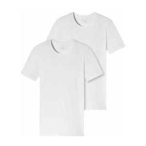 T-Shirt Schiesser Men 174997 White (set van 2)-L