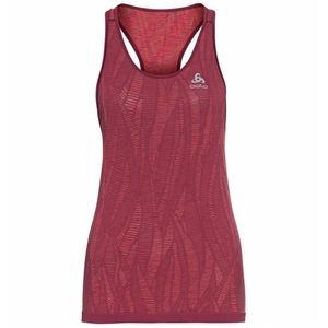 Ondershirt Odlo Women Crew Neck Singlet Blackcomb Light Raspberry Fudge Space Dye-XS