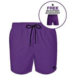Muchachomalo - Men Solid - Zwembroek - Pinkish Purple
