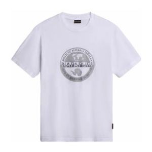 T-Shirt Napapijri Men S-Bollo 1 Bright White-XXL