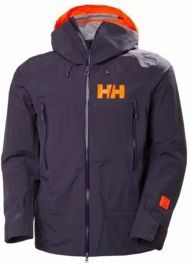 Ski Jas Helly Hansen Men Sogn Shell 2.0 Jacket Black Grape-XXL