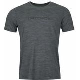 Ortovox - 150 Cool Brand - T-shirt - Grijs - Merinoshirt