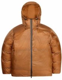Winterjas RAINS Unisex Kevo Puffer Jacket Rust-XL