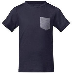 T-Shirt Bergans Kids Myske Wool Navy Blue-Maat 92