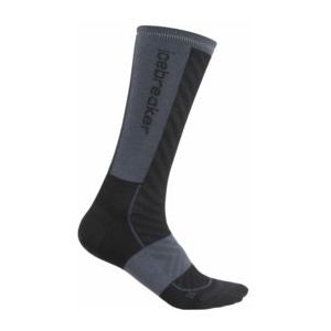 Hardloopsok Icebreaker Women Merino Run+ Ultralight Crew Black/Graphite-Schoenmaat 38 - 40