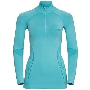 Skipully Odlo Women Turtleneck 1/2 Zip Evolution Blue Radiance Bluebird-M