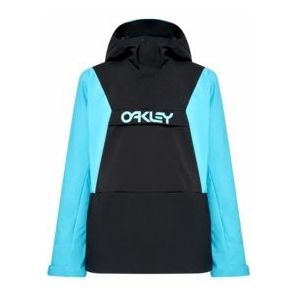 Ski Jas Oakley Men Tnp Tbt Insulated Anorak Black/Bright Blue-M