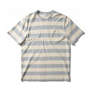 T-Shirt Edmmond Studios Men Harold Stripes Plain Grey-XL