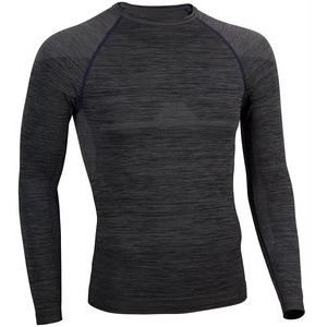 Baselayer Avento Men Thermoshirt Superior Zwart/Donkerblauw-S