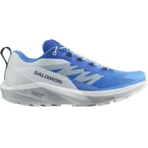 Trailrunning schoen Salomon Men Sense Ride 5 Ibiza Blue Lapis Blue White-Schoenmaat 40,5
