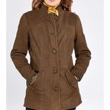 Dubarry - Joyce - Leren Jas - Bruin - 100% Leer, Gewatteerd, Mandarijnkraag