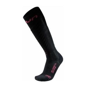 Skisok UYN Women One Comfort Fit Black/Pink-Schoenmaat 35 - 36