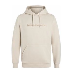 Hoodie Peak Performance Men Big Logo Hood Sand Fog-S