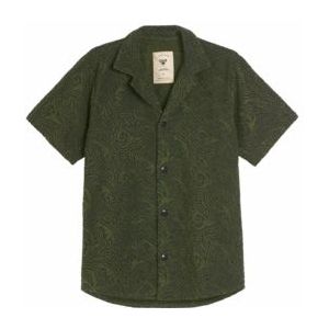 Blouse OAS Men Squiggle Cuba Terry Shirt-S