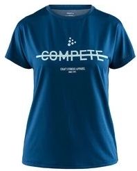 Sportshirt Craft Women Eaze SS Logo Mesh Tee Nox