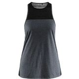 Tanktop Craft Women Charge Singlet Black Melange-XS