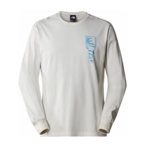 Longsleeve The North Face Men Outdoor Graphic L/S White Dune-S