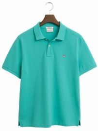 Polo GANT Men Reg Shield Ss Pique Polo Tropic Blue 25-M
