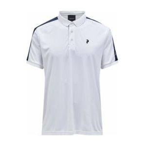 Polo Peak Performance Men Player Polo White Salute Blue-M