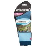 Bridgedale - Base Layer Coolmax Liner Sok - 2-Pack - Sky - Polyester