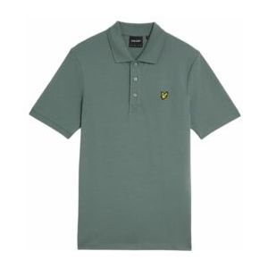 Polo Lyle & Scott Men Plain Green Mercurial-M