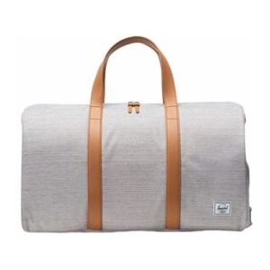 Reistas Herschel Novel Duffle Light Grey Crosshatch