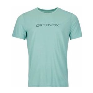 T-Shirt Ortovox Men 150 Cool Brand Aquatic Ice-S