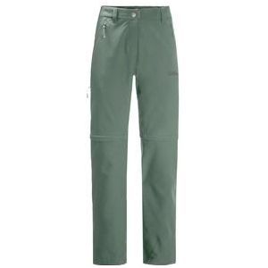 Broek Jack Wolfskin Women Active Track Zip Off Pants Picnic Green-Maat 40