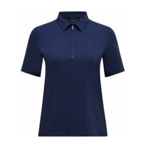 Peak Performance - Comfort Zip - Polo - Blue Shadow - Polyester/Elastaan