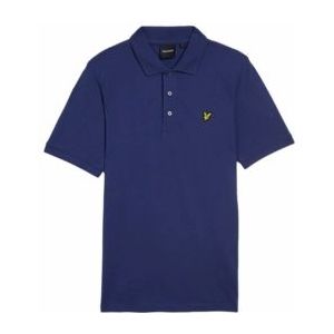 Polo Lyle & Scott Men Plain Deep Indigo-L