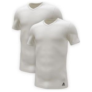 Ondershirt Adidas Men V-Neck White (2 pack)-XL