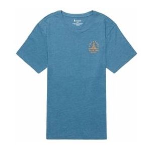 T-Shirt Cotopaxi Men Llama Map Organic Blue Spruce-L